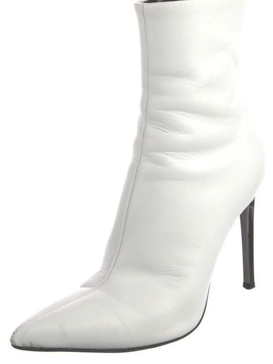 rag & bone Shoes - rag & bone White Pointed Stiletto Ankle Boot